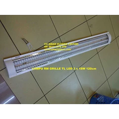 lampu rm grille tl led 2 x 18 watt 120cm merk okasiwa