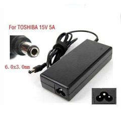 adaptor notebook/ laptop toshiba 15v 5a ( komputer bintaro, pondok indah, rempoa, ciputat, lebak bulus, pondok pinang, rs fatmawati jakarta selatan)