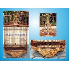 sangkar motif 500 dewa untuk murai batu , kacer, poksai, jalak, jalak uren, cucak rowo.