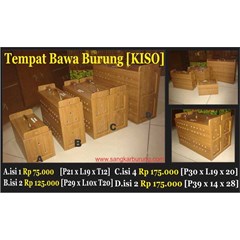 kiso ( tempat bawa burung)