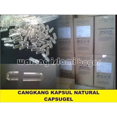 kapsul kosong | kulit kapsul | cangkang kapsul halal sertifikat mui warna transparan merk capsugel
