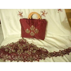 mukena md neo maroon