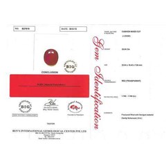 strong metalik red ruby cristal ( rbc 093)