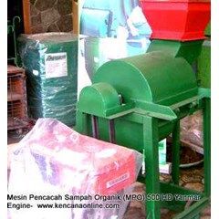pencacah sampah organik mpo 500 hd [ mesin yanmar]