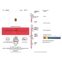 beautiful hot metalik pigeon blood ruby burma - rbc 095