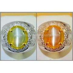 elegant alexandrite cat' s eye change colour - rax 047