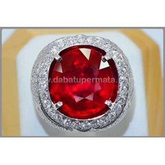 elegant hot pigeon blood ruby cut - rbc 099