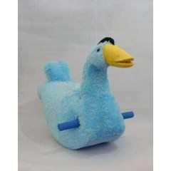 boneka angsa biru rocking toys mainan si kambi yang lucu bisa dinaiki