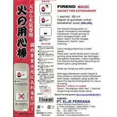 firend magic sachet pemadam api wajan