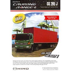 hino sg 285 j ( 4x2) , truck trailer common rail baru dari hino