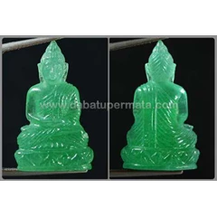 batu antik giok carving buddha - cr 004