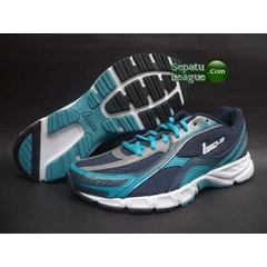 sepatu running league ark 13 men peacot.blue/ aquarius/ cloud.brush/ white