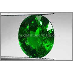 elegant green tsavolite garnet cristal big size - brg 007