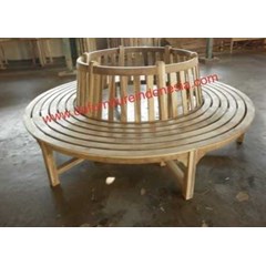 jepara furniture mebel , round tree contour bench 360, teak furniture, jepara furniture | cv. de' ef indonesia defurnitureindonesia dfrigarden - 3