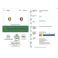 batu antik change colour quartzberyl cat' s eye - ce 119