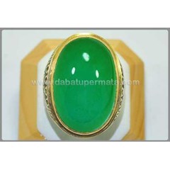 batu antik fresh bluish green bacan palamea mulus - rbn 006
