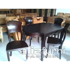 kursi dan meja makan minimalis kipas baru