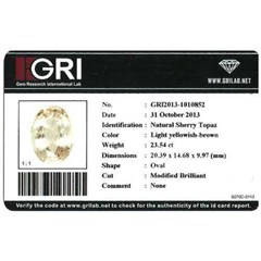 sparklling natural yellow topas no heat burma - tp 014