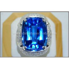sparkling elegant royal blue topas top - tp 015