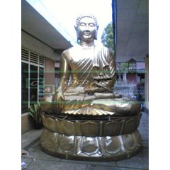 kerajinan tembaga dan kuningan patung budha tembaga