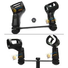 accessories mic holder twin - cabang 2