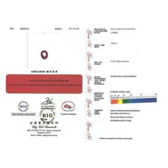 batu antik & langka mirah delima ruby star burmese - rbs 224