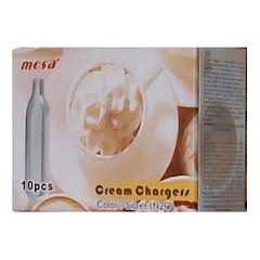 mosa cream charger n2o 10/ box