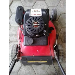 potong rumput dorong + keranjang tasco tlm18-e