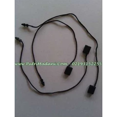 tali gantungan hang tag warna hitam panjang 20cm