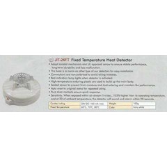 ixed temperature heat detector, jitech, hc, hooseki