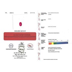 batu mulia antik & langka mirah delima ruby star burma no heat - rbs 229