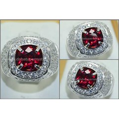 elegant pigeon blood red garnet crystal mulus - rgr 005