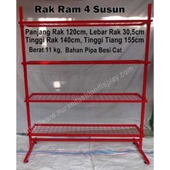 rak besi ram susun 4
