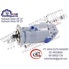 motor hidrolik, hydraulic motor, axial piston motor truk mixer / truk molen seri mf 22 dan mf 23 dan spare parts