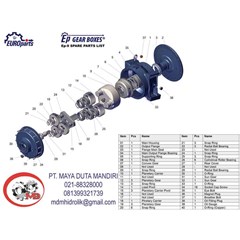 planetary gearbox, gearbox mixer, gearbox molen, reducer, europarts ep-9 untuk concrete mixer truck/ truck mixer/ truk molen