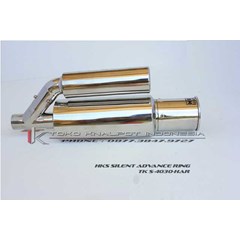 knalpot mobil hks silent advance ring
