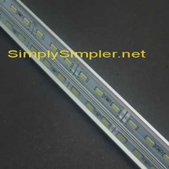 smd5630 led alumunium strip with railing and reflector