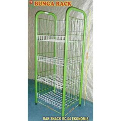 rak snack bunga besi mja