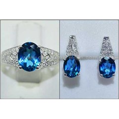 elegant hot london topaz crystal - rl 105