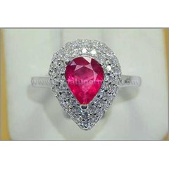 beautiful vivid red ruby crystal - rl 110