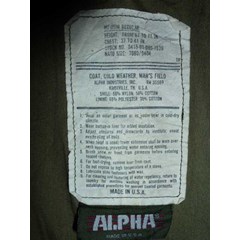 jaket us.army g.i original alpha industries # 2