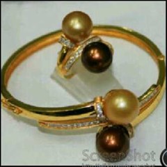 gelang - cincin emas mutiara ( ce 05 )