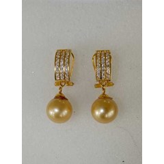 anting emas mutiara ( gam 08 )