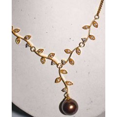 kalung emas mutiara ( kem 03 )