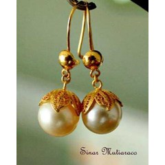 anting emas mutiara ( gam 06 )