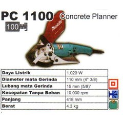 makita concrete planner type.pc 1100