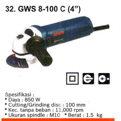gurinda tangan gws 8-100 c ( 4