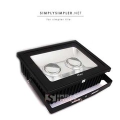 hiled semi flood light 100 watt with lens - quality series