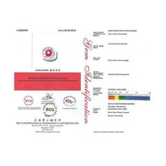 batu mulia vivid red ruby star burmese - rbs 248