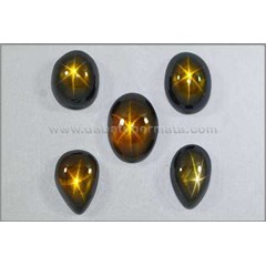 batu mulia natural golden star sapphire no heat - bsg 034